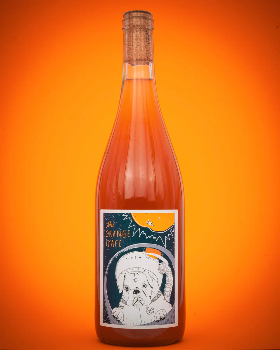 The Orange Space orange wine bottle