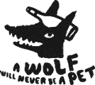 A Wolf will never be a Pet Logo